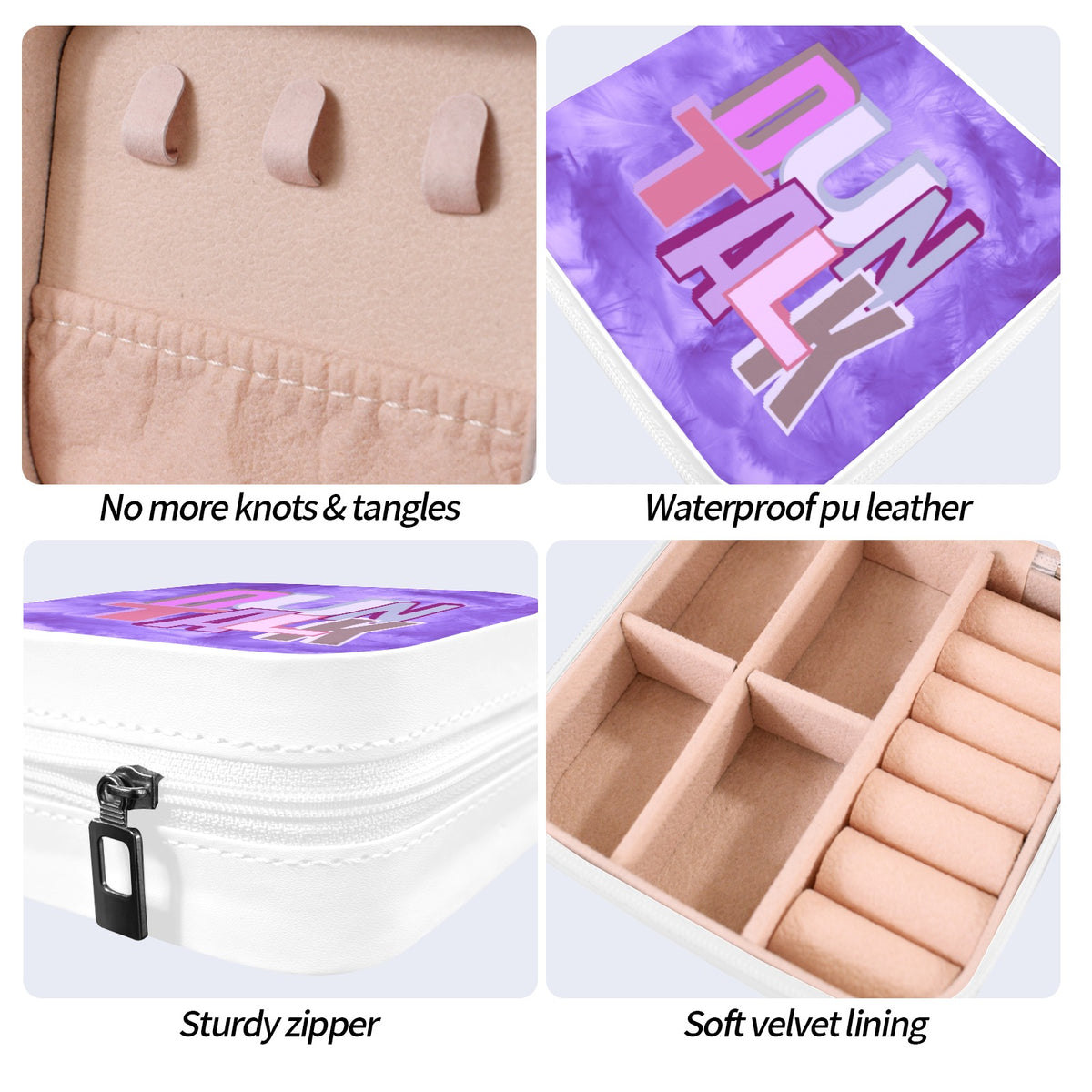 Logo Drip Lock Sports Travel Jewelry Box -3