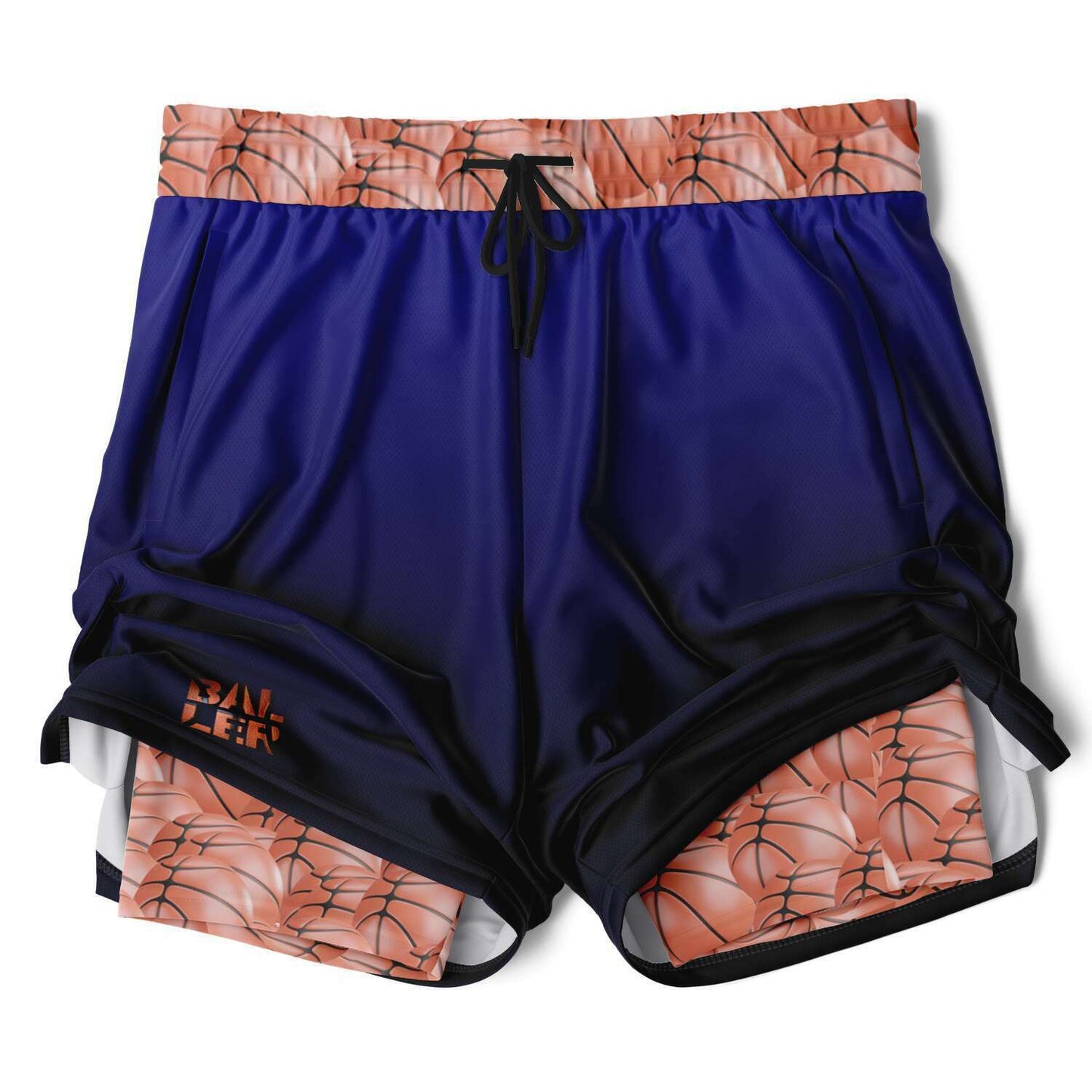 Duntalk "All Net" Unisex 2-in-1 Basketball Shorts