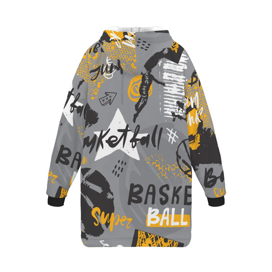 "Recover" Basketball Hoodie Blanket