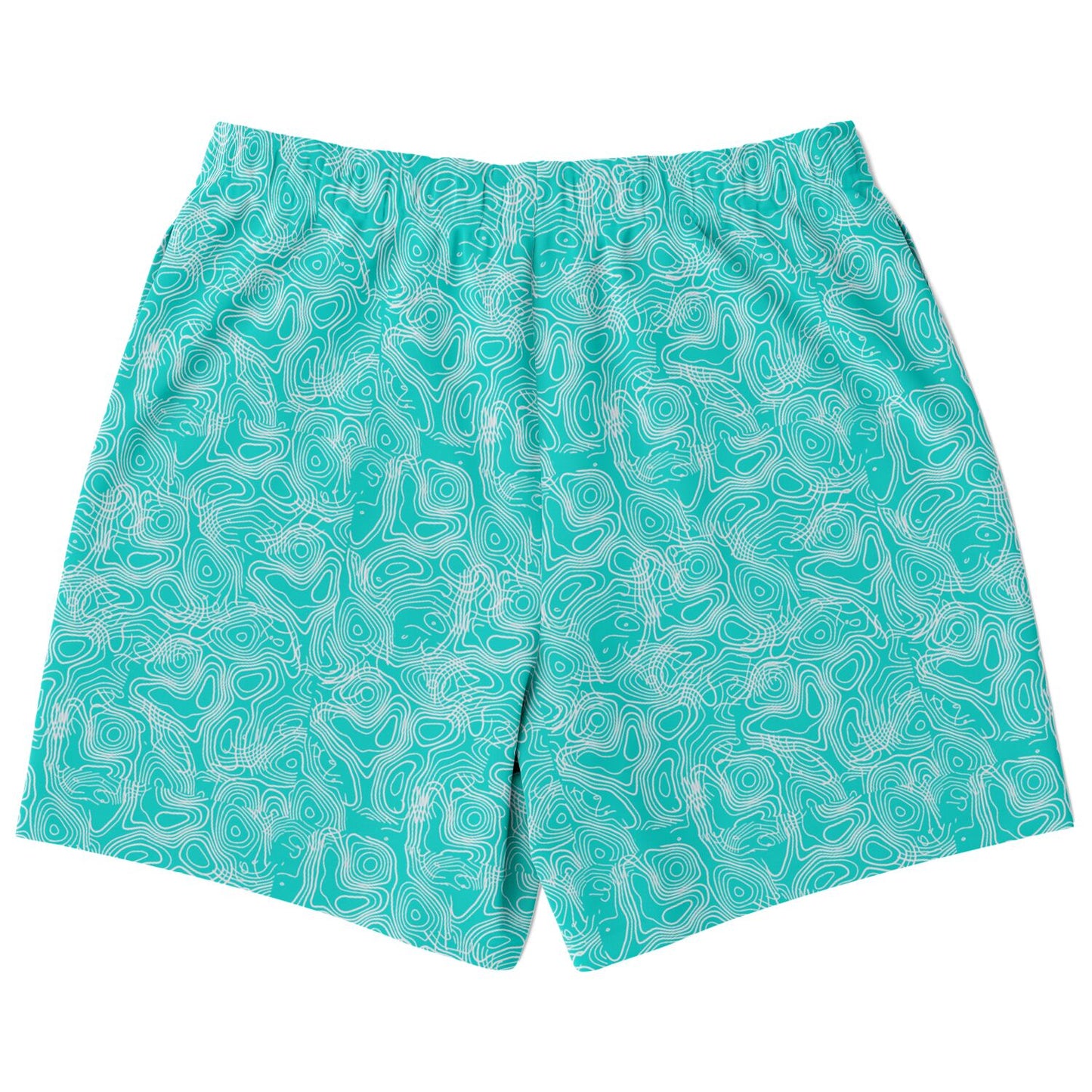 Duntalk "Splash" Basketball Mid Shorts - Turq