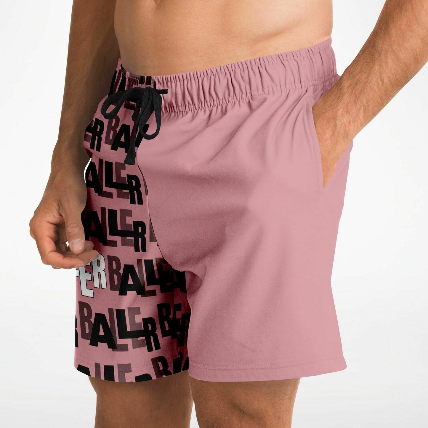 Duntalk "Baller" Basketball Mid Shorts - Black