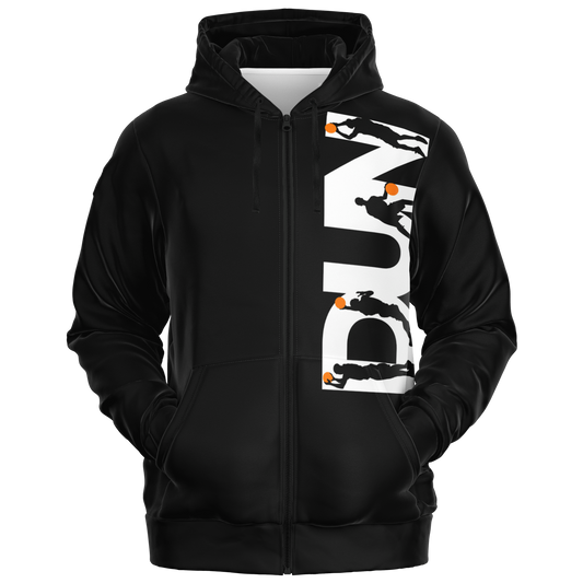 Duntalk "Skyline" Basketball Distressed Jacket large