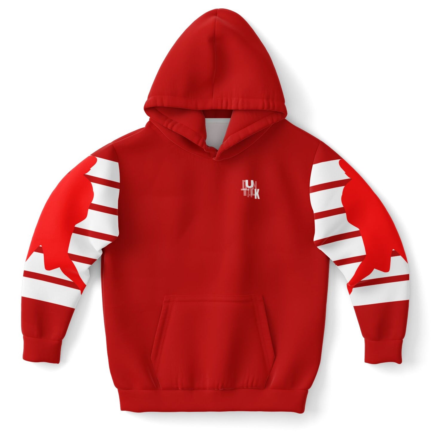 Duntalk "Da Man Dem" Basketball Youth Hoodie Red