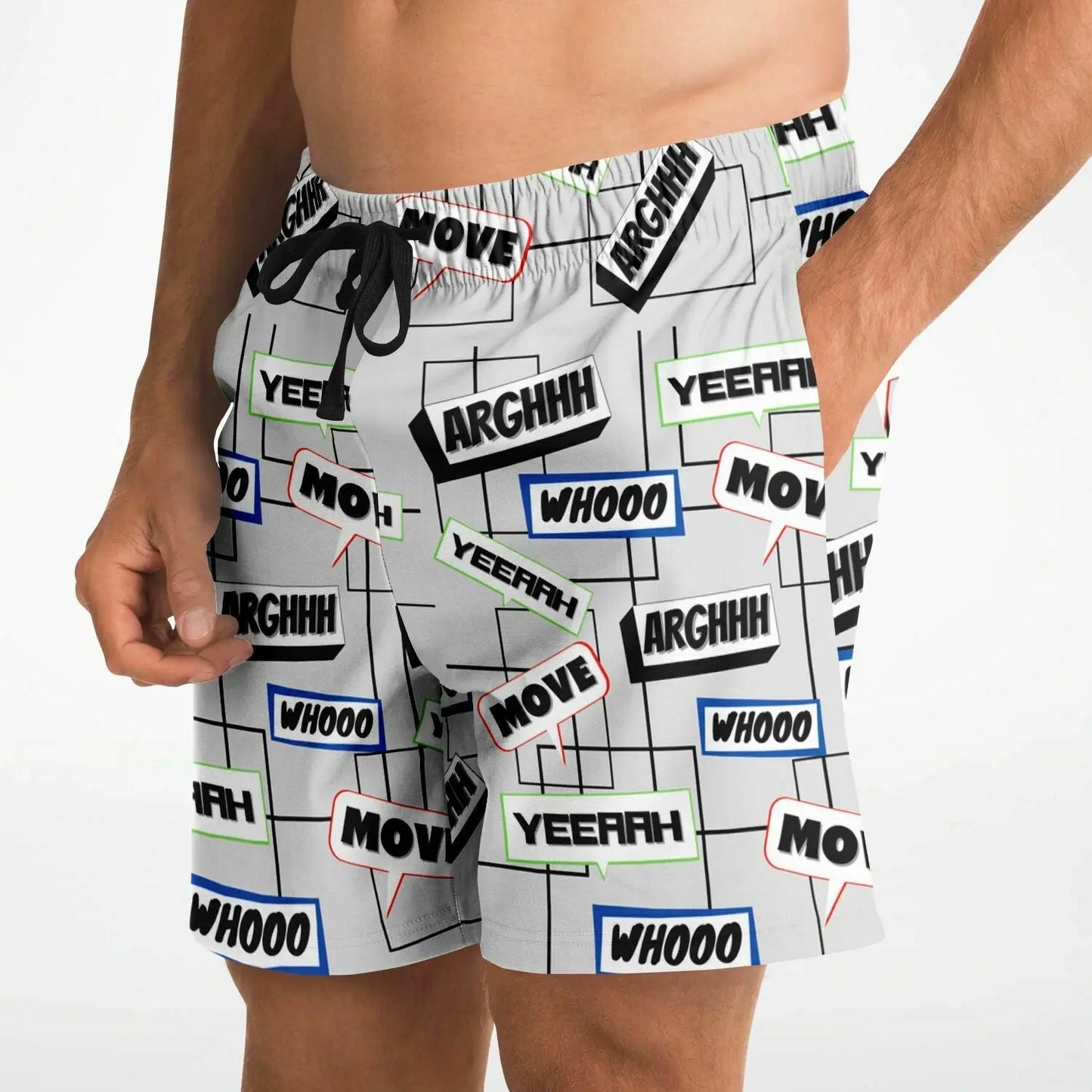 Duntalk "Arghh" Basketball Mid Shorts