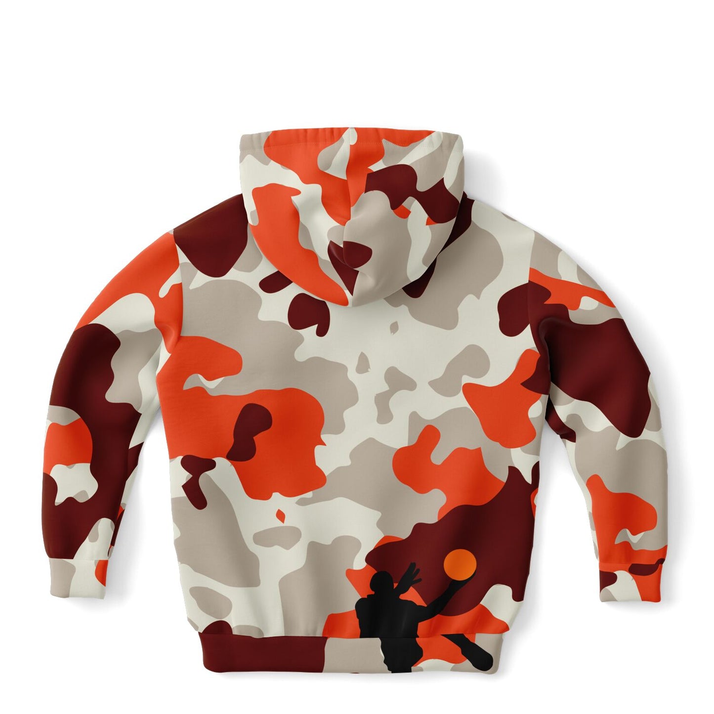 Duntalk "Bench Mob" Basketball Youth Hoodie - Burgundy