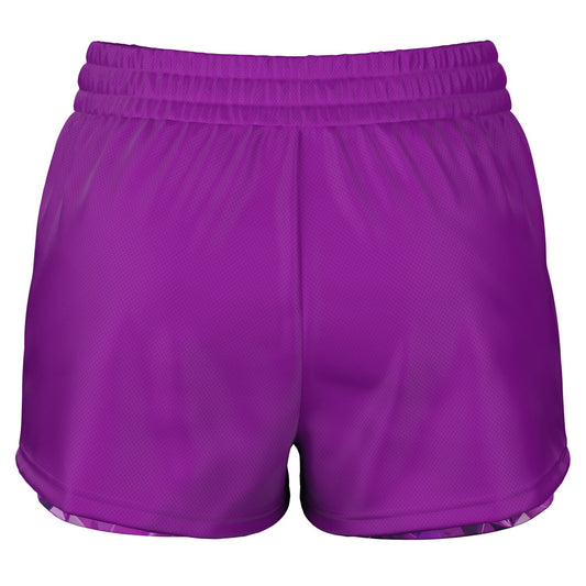 Duntalk "Reflections" Basketball Women's 2-in-1 Shorts Subliminator