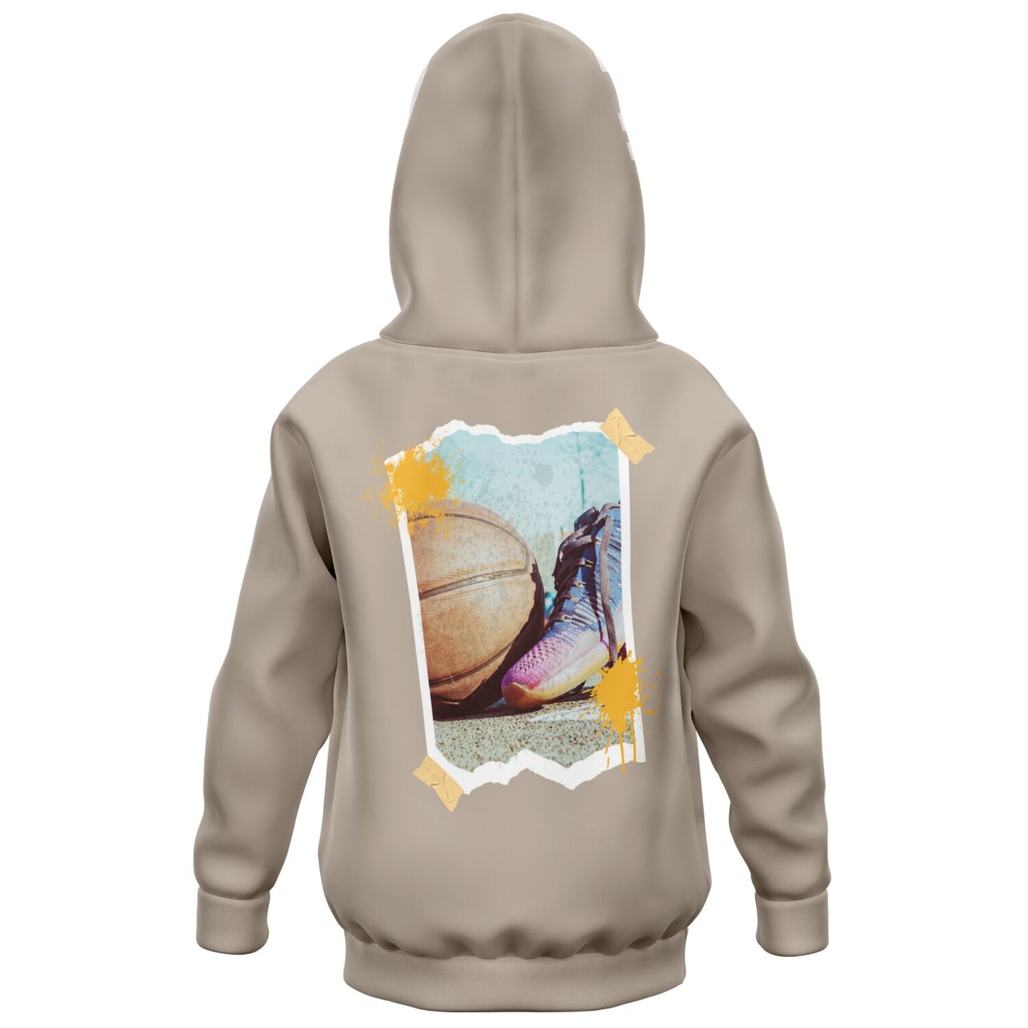 Duntalk "Tournament" Basketball Youth Hoodie Beige