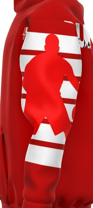 Duntalk "Da Man Dem" Basketball Youth Hoodie Red