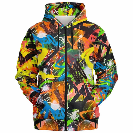 One Stop Zip-Up Hoodie - Black