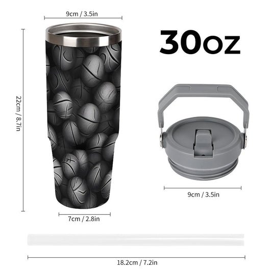 Duntalk Insulated Water Bottle - Black Top