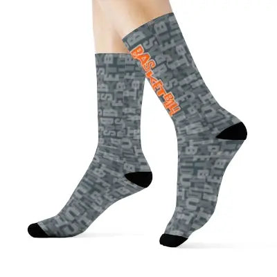 Duntalk "Court Vision" Basketball Socks - Grey