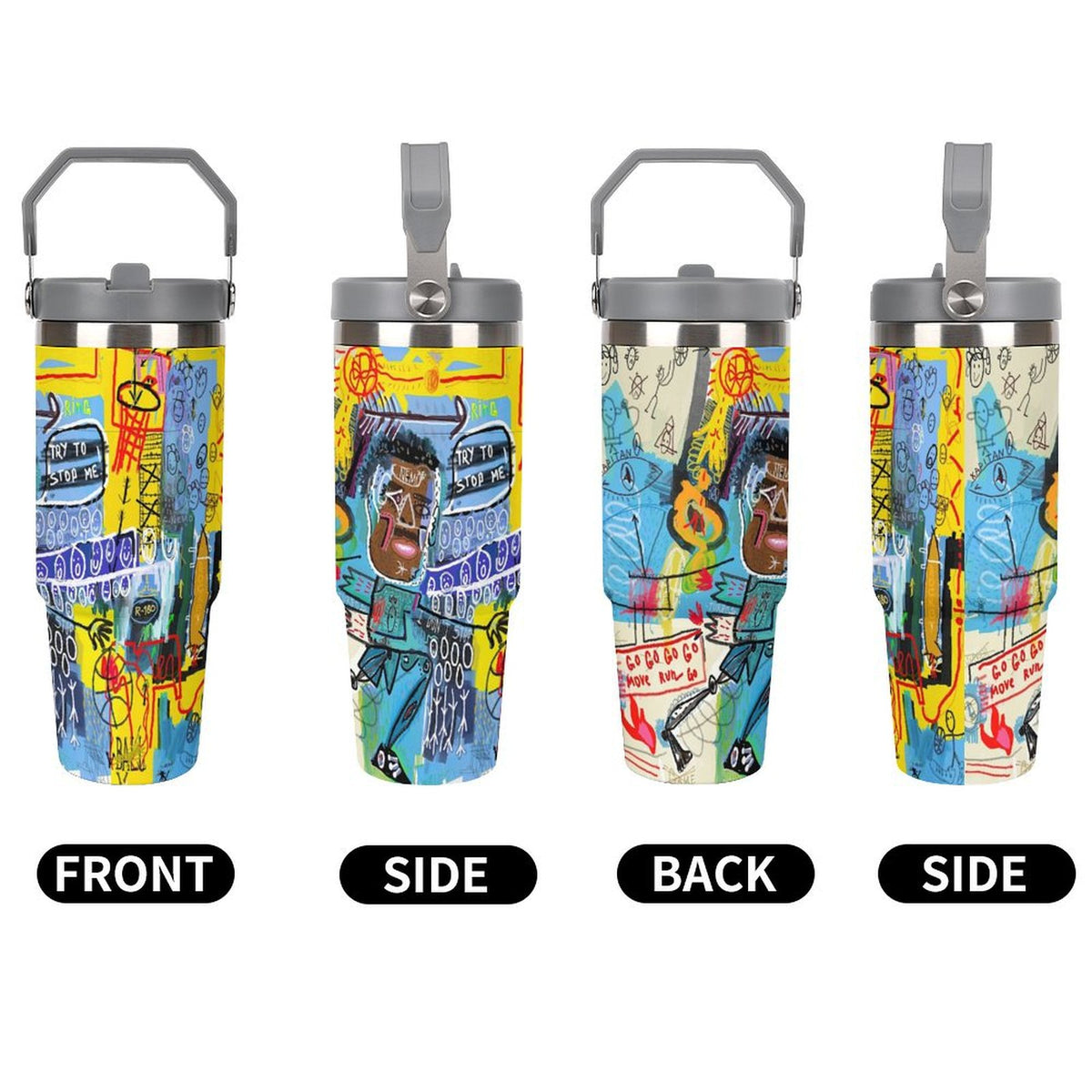 Insulated Water Bottle - Hoop Dreams