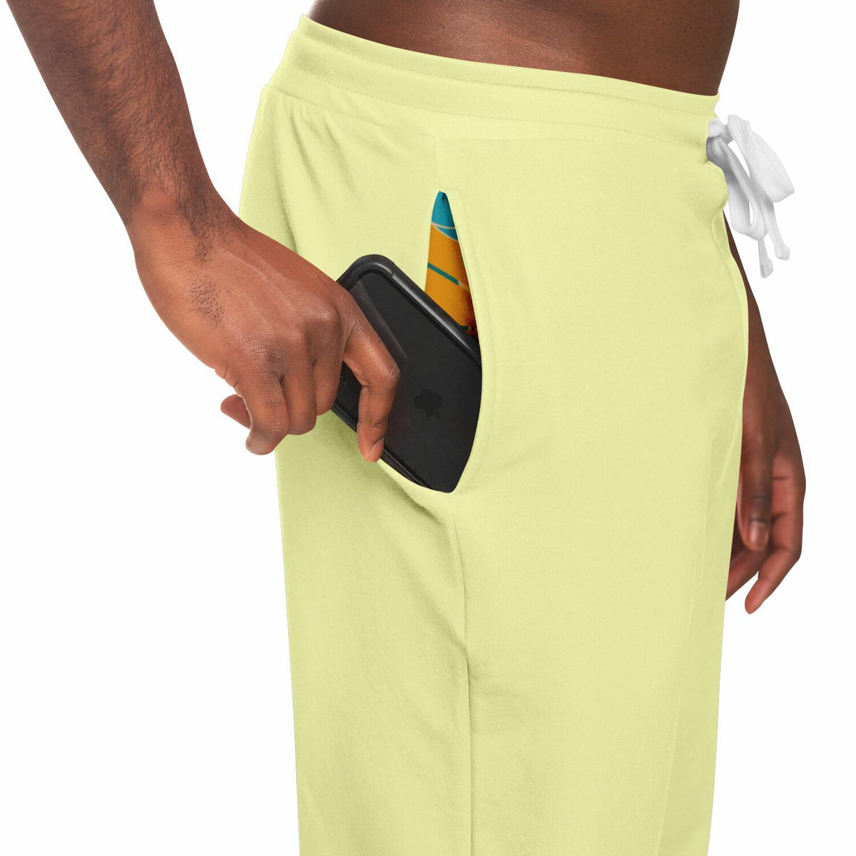 From The Logo Basketball Jogger - Yellow