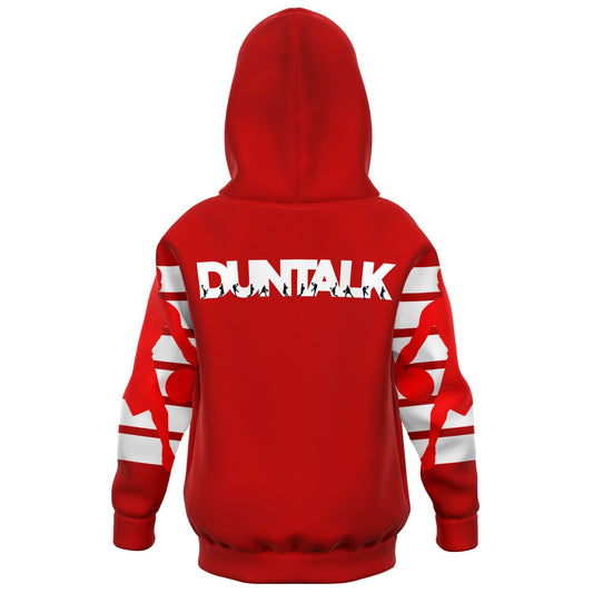 Duntalk "Da Man Dem" Basketball Youth Hoodie Red Subliminator
