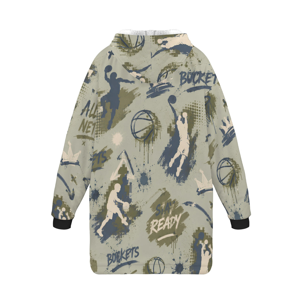 Buckets Blanket Hoodie - Sage