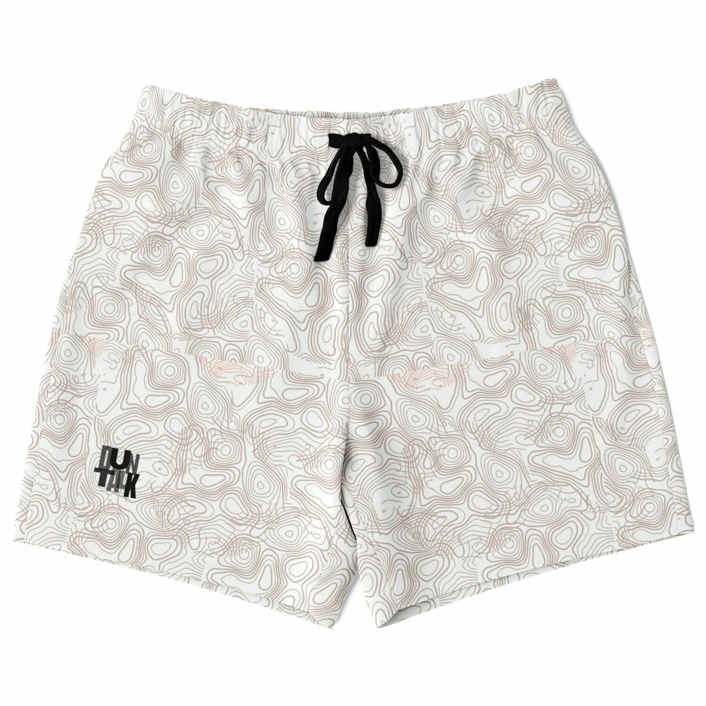 Duntalk "Splash" Basketball Mid Shorts White