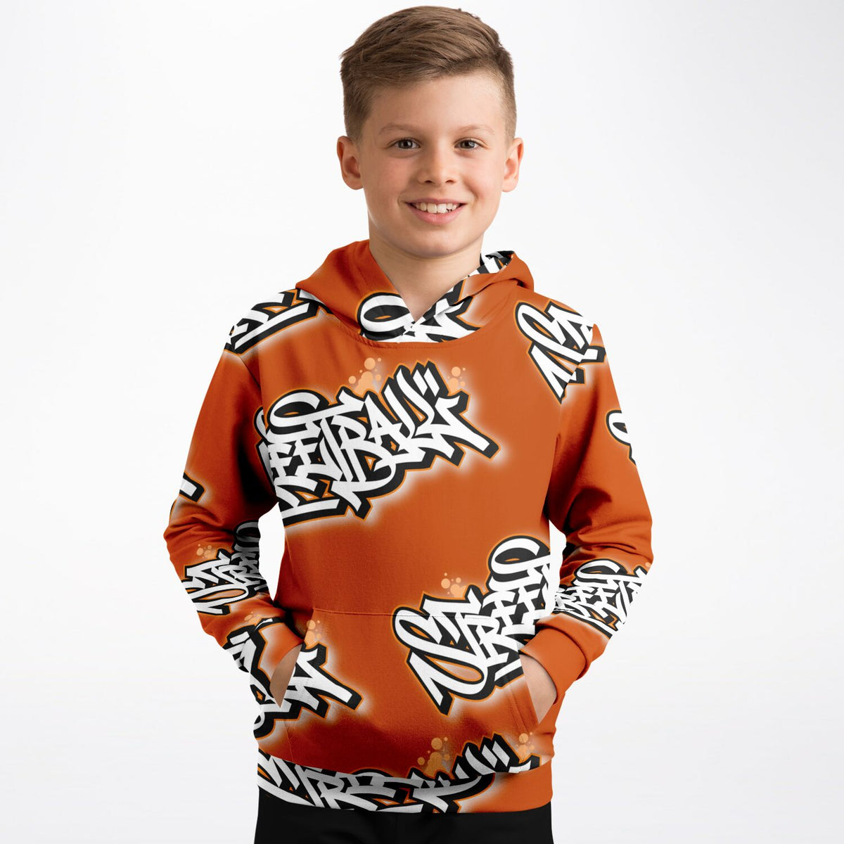 Streetball Youth Basketball Hoodie - Sunset
