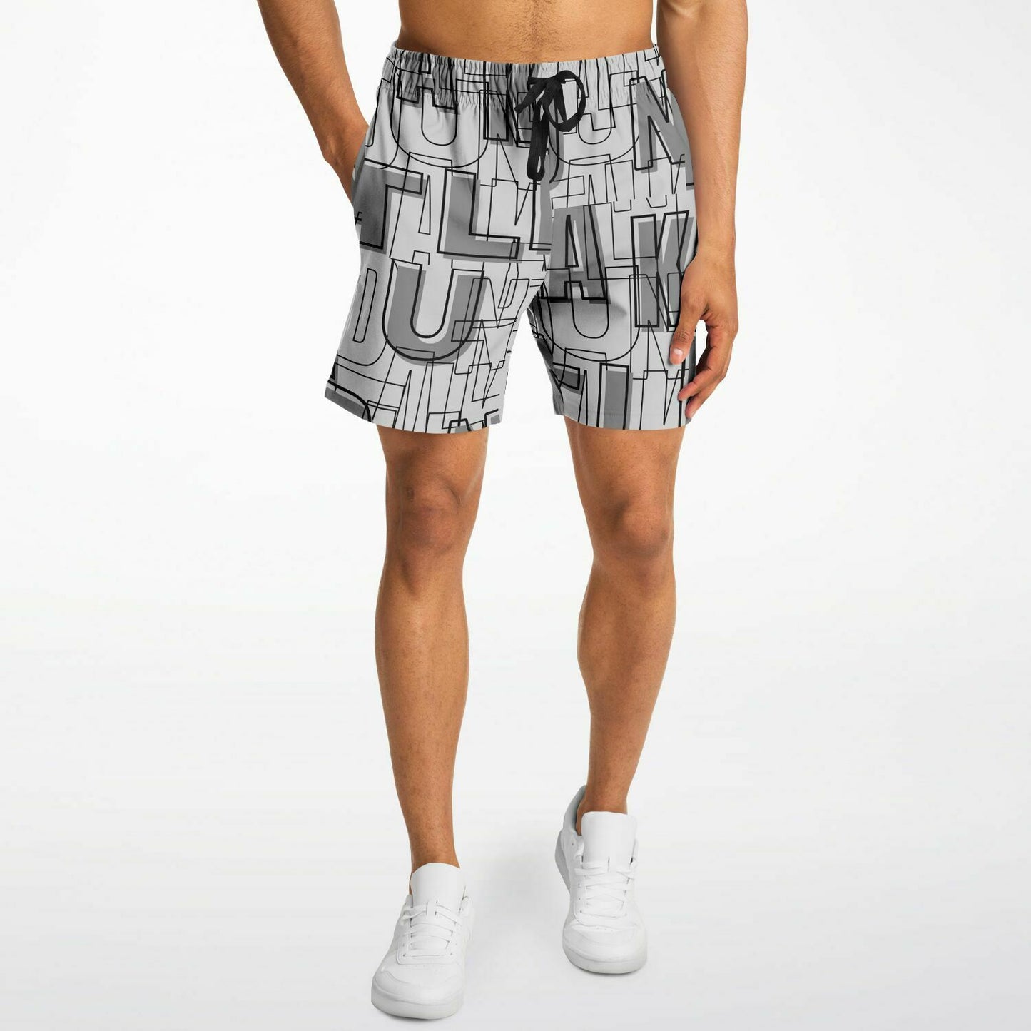 Duntalk "Court Vision" Basketball Mid Shorts - grey Subliminator