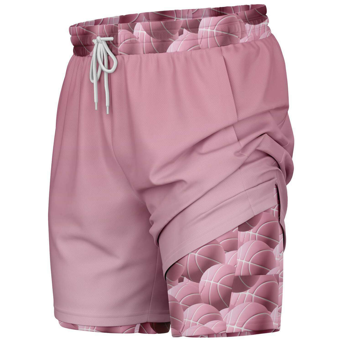 Duntalk "All Net" Unisex 2-in-1 Basketball Shorts Subliminator