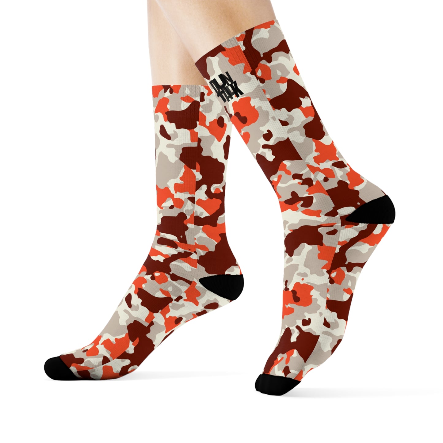 Duntalk "Bench Mob" Crew Socks - Burgundy