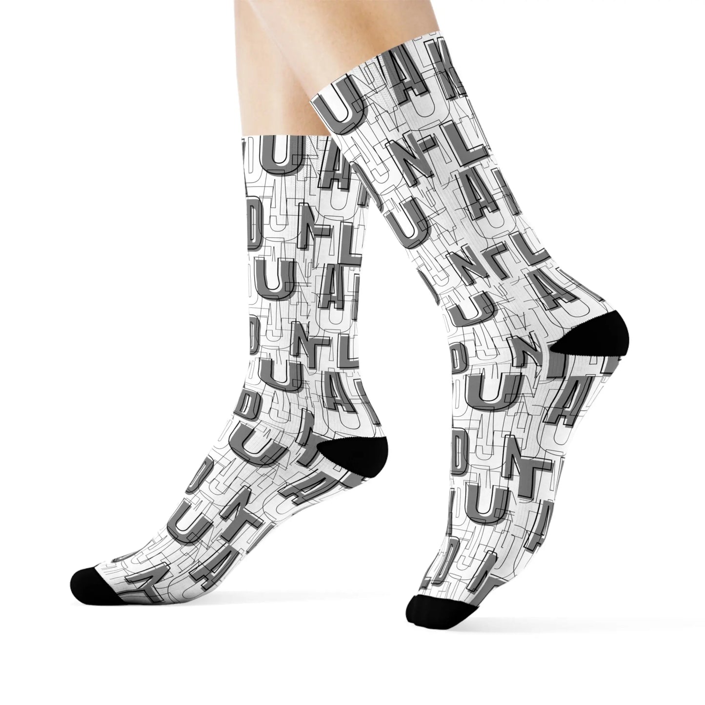 Duntalk "Ball IQ" Basketball Socks - Grey