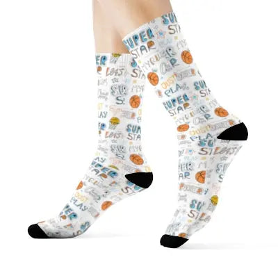 Duntalk "Superstar" Girl's Basketball Socks