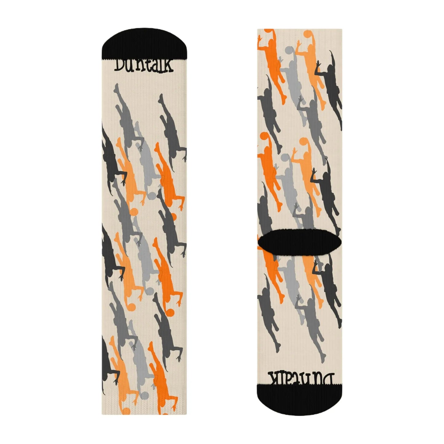 Duntalk "Body A Man" Basketball Socks - Beige