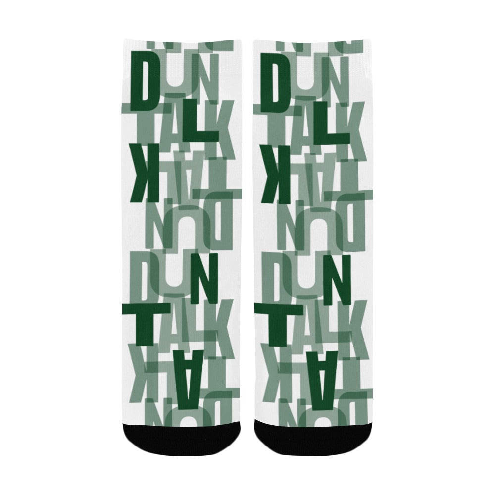 Duntalk "Signature" Kid's Basketball Socks - Green