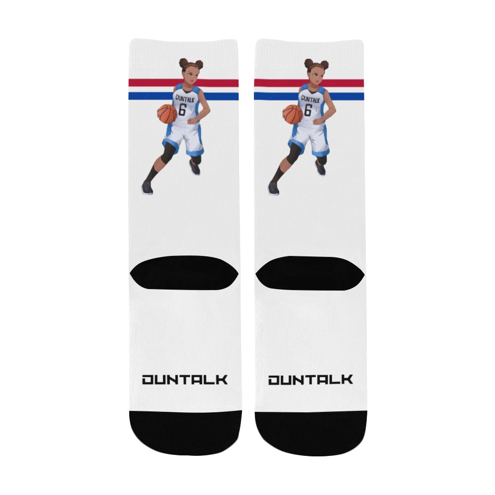 Duntalk "Squad" Kid's Basketball Socks - Cross