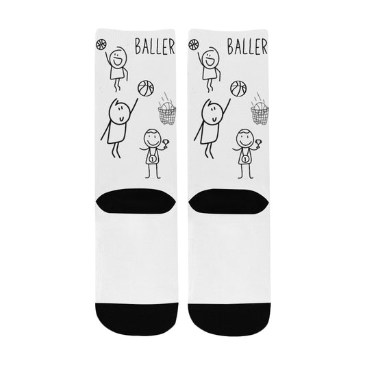 Duntalk "Doodle" Youth Basketball Socks G7 e-joyer
