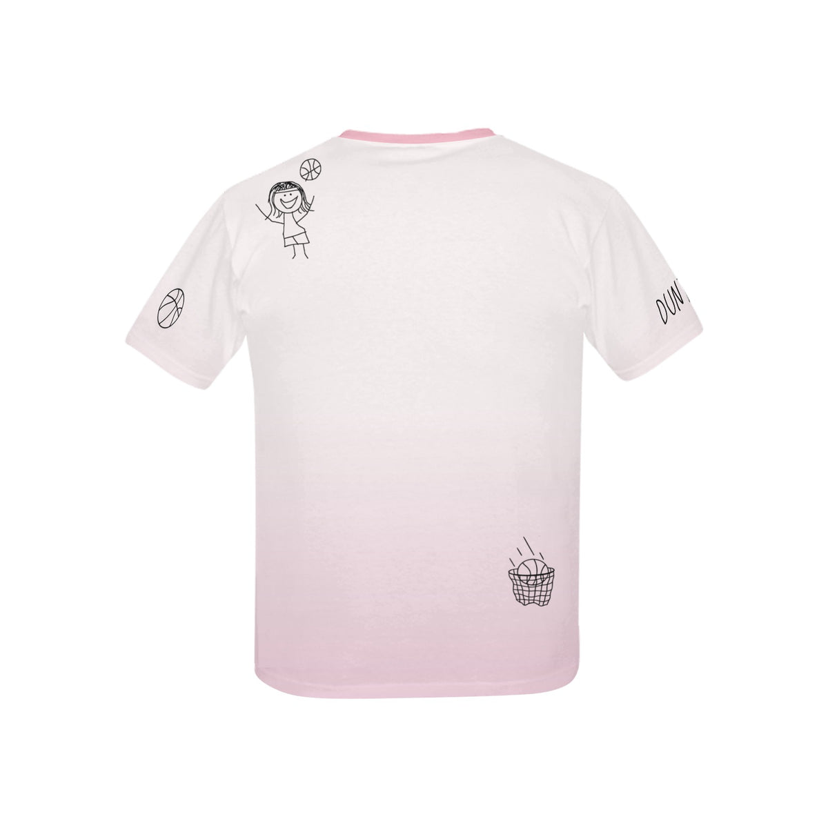 Duntalk "Doodle" Basketball Youth T-Shirt - P e-joyer
