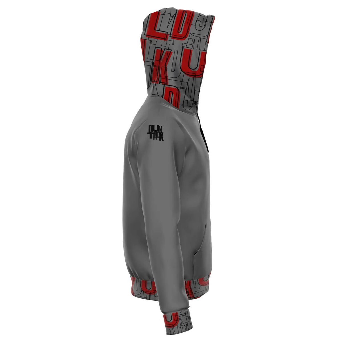Duntalk "Play" Basketball Zip-Up Hoodie Jacket - Dark Subliminator