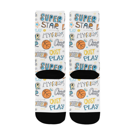Duntalk "Superstar" Kid's Basketball Socks e-joyer
