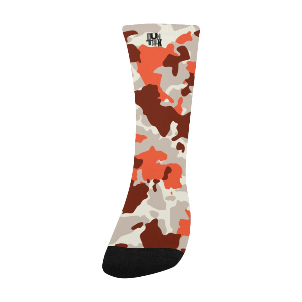 Duntalk "Bench Mob" Kid's Basketball Socks - Red