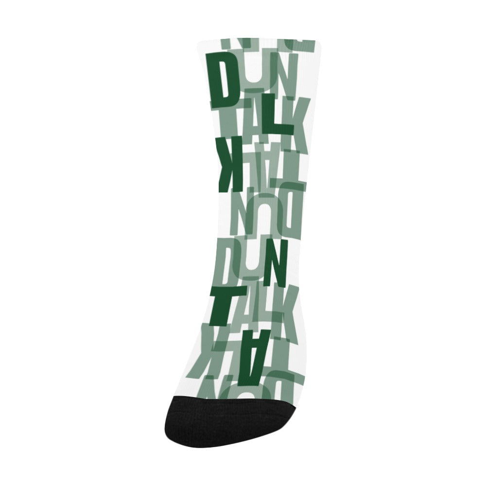Duntalk "Signature" Kid's Basketball Socks - Green