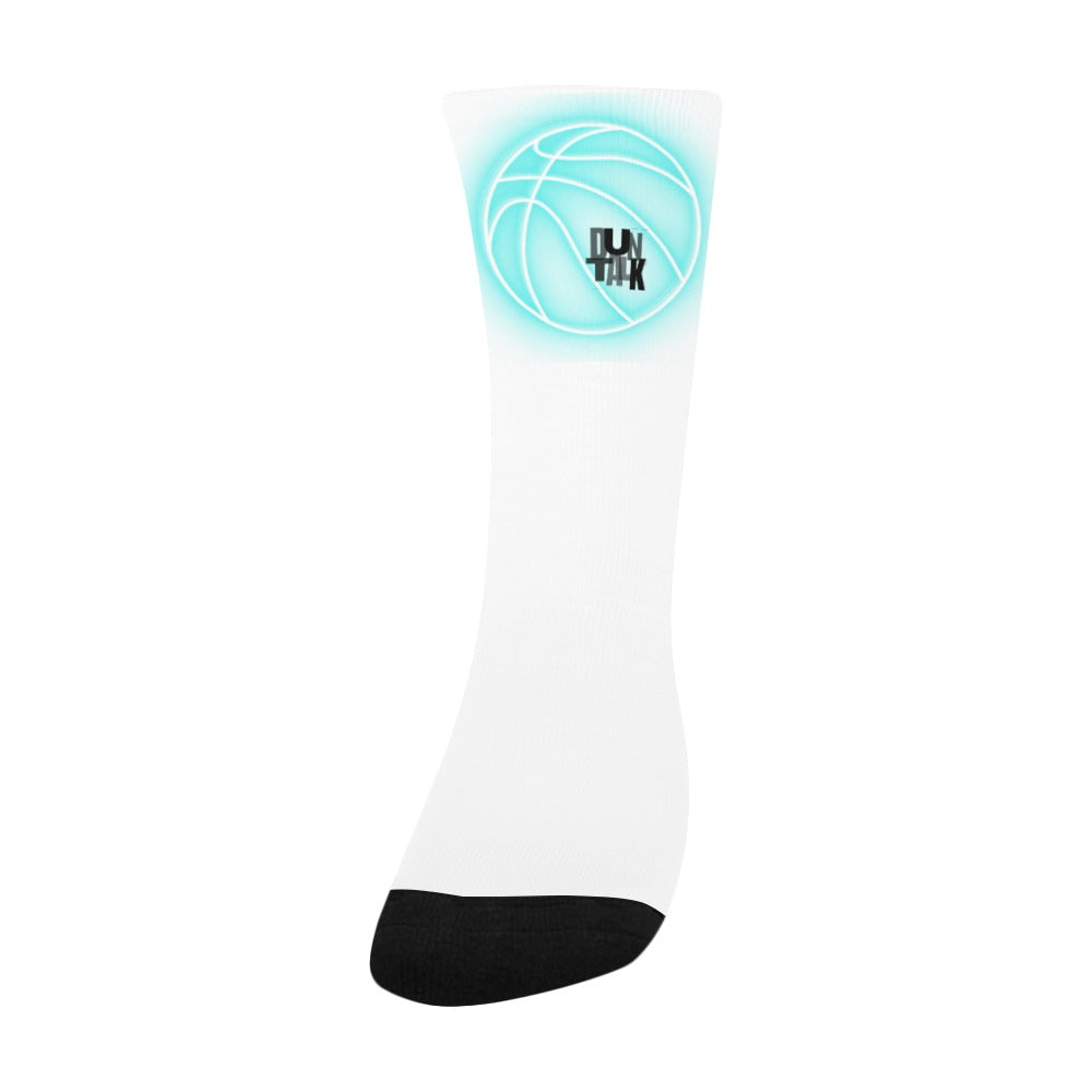 Duntalk "Glow" Kid's Basketball Socks - Blue