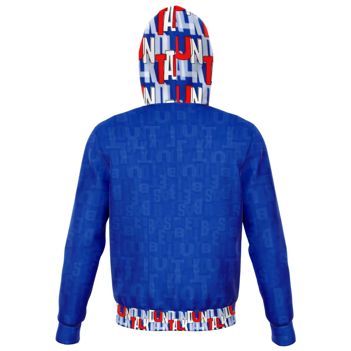 Duntalk "Court Vision" Zip Up Hoodie Jacket - Red/Blue Subliminator