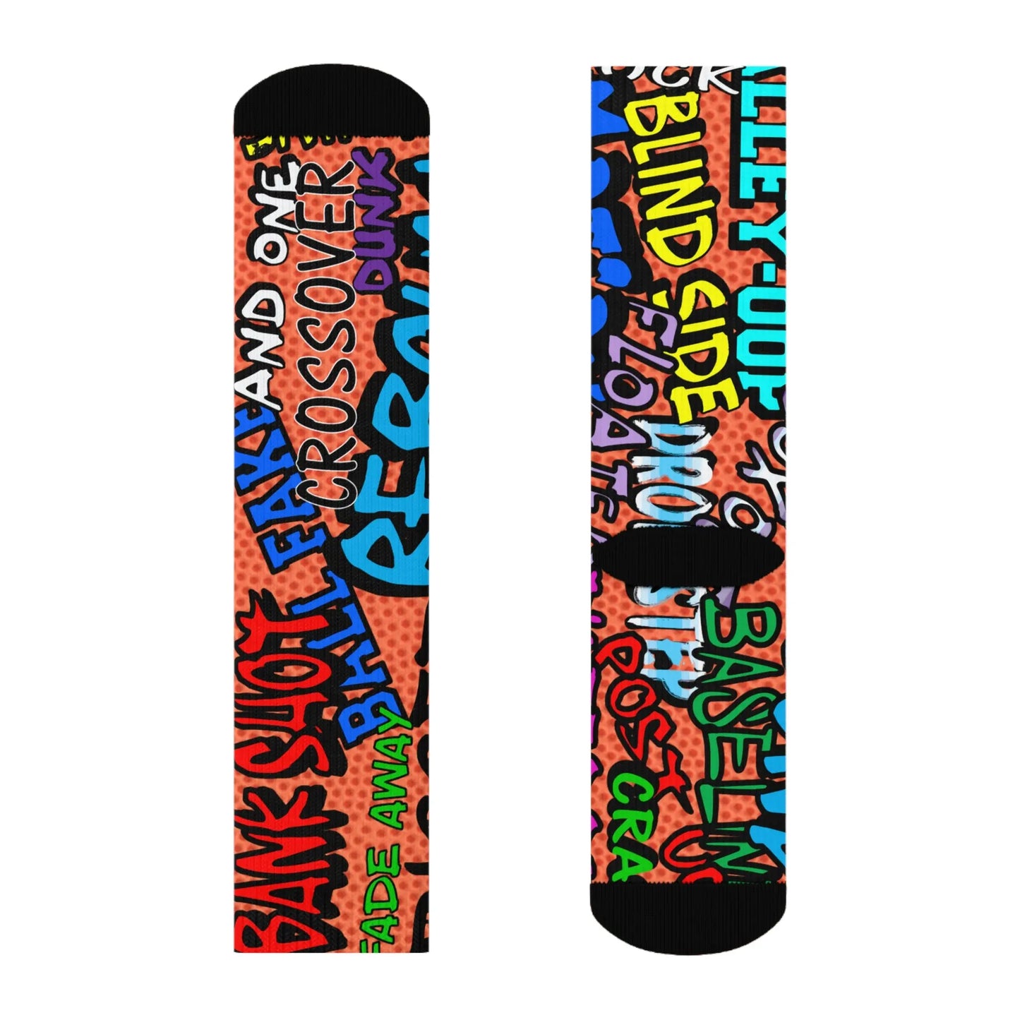 Duntalk "Ball All Day" Basketball Crew Socks