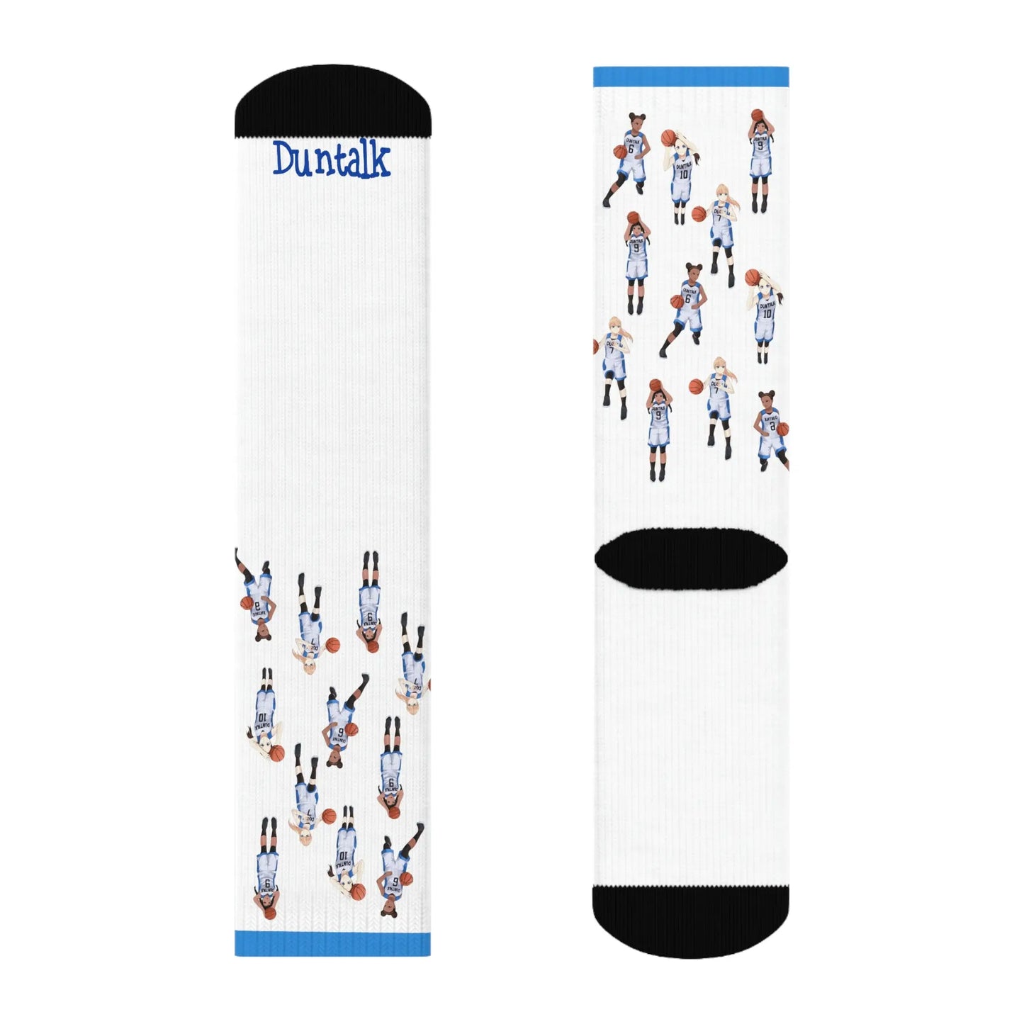 Duntalk "You Got Game" Girl's Basketball Socks