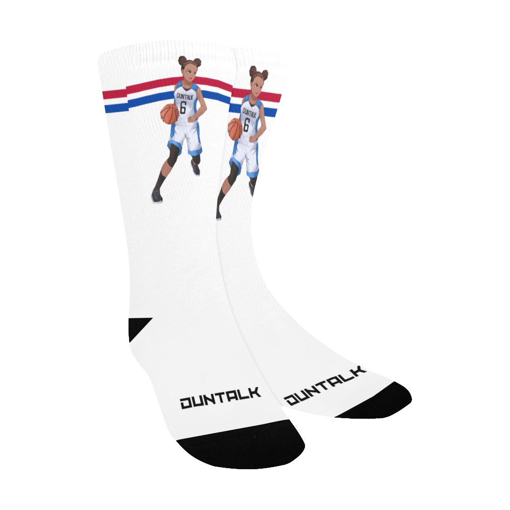Duntalk "Squad" Kid's Basketball Socks - Cross