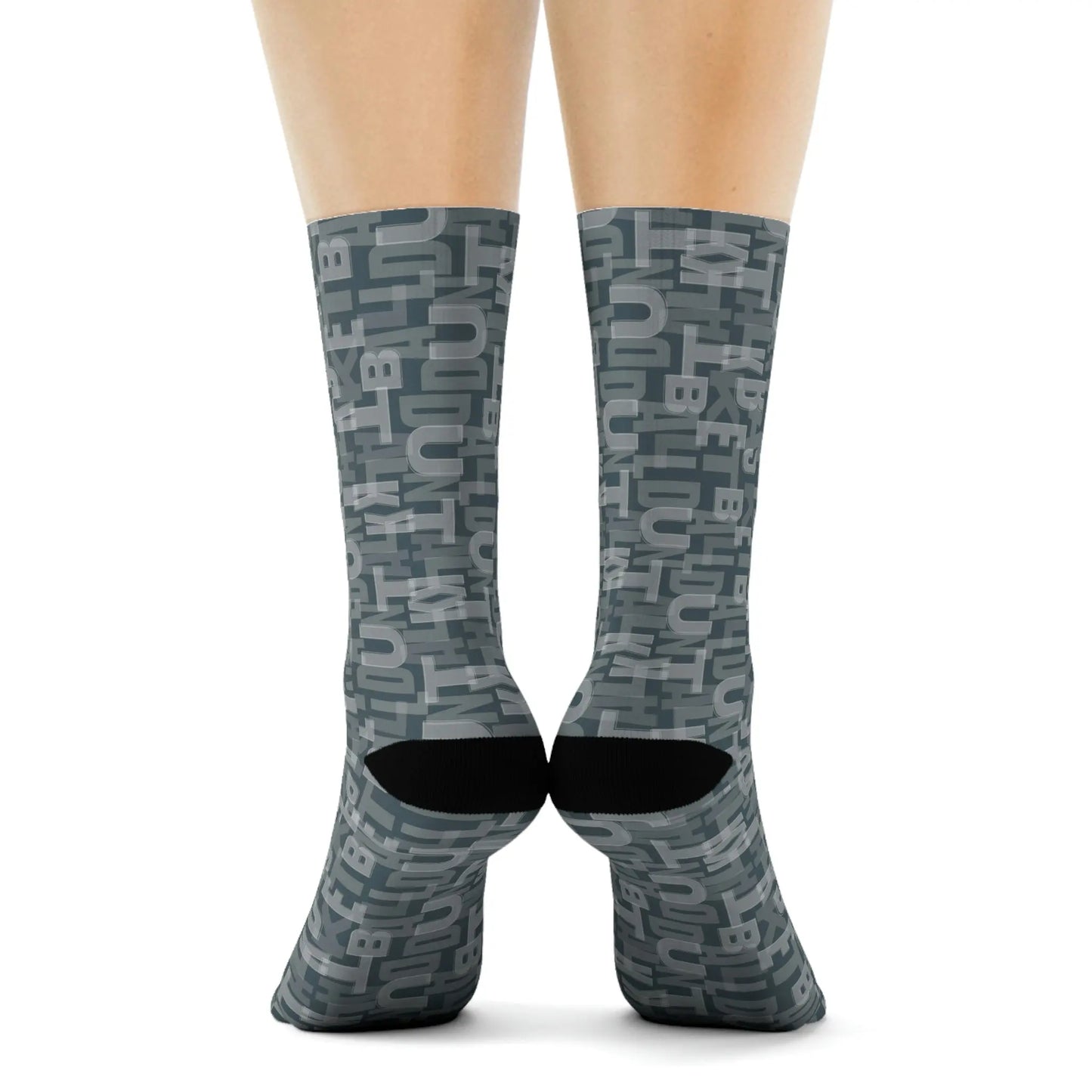 Duntalk "Court Vision" Basketball Socks - Grey