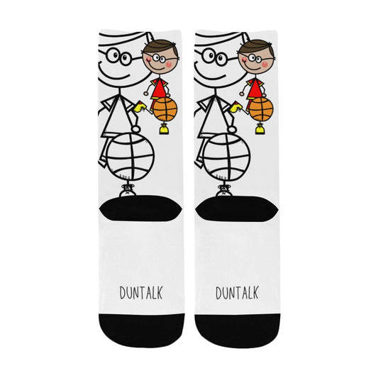 Duntalk "Doodle" Youth Basketball Socks -B5 e-joyer