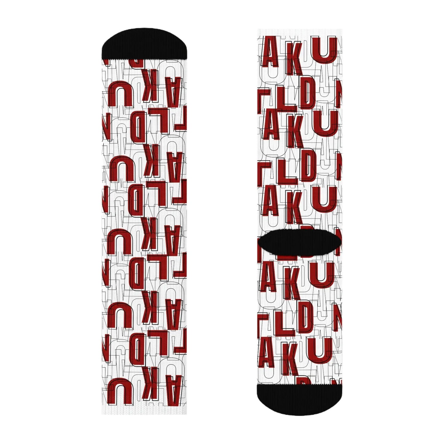 Duntalk "Ball IQ" Basketball Socks - Red