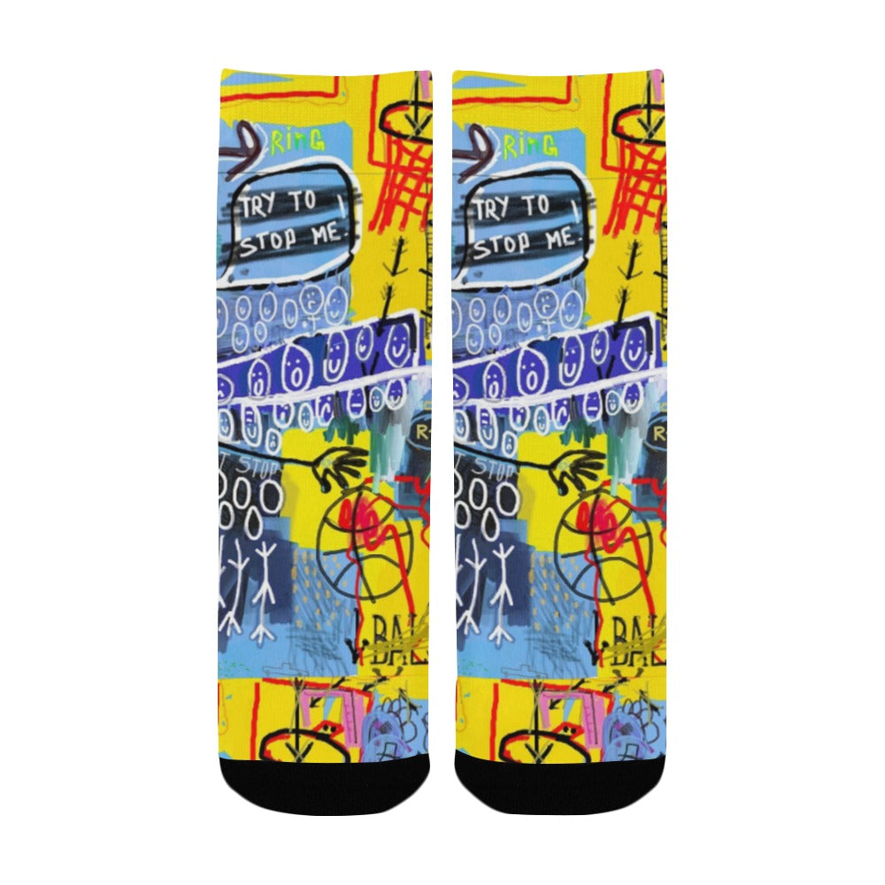 Duntalk "Hoop Dreams" Kid's Basketball Socks