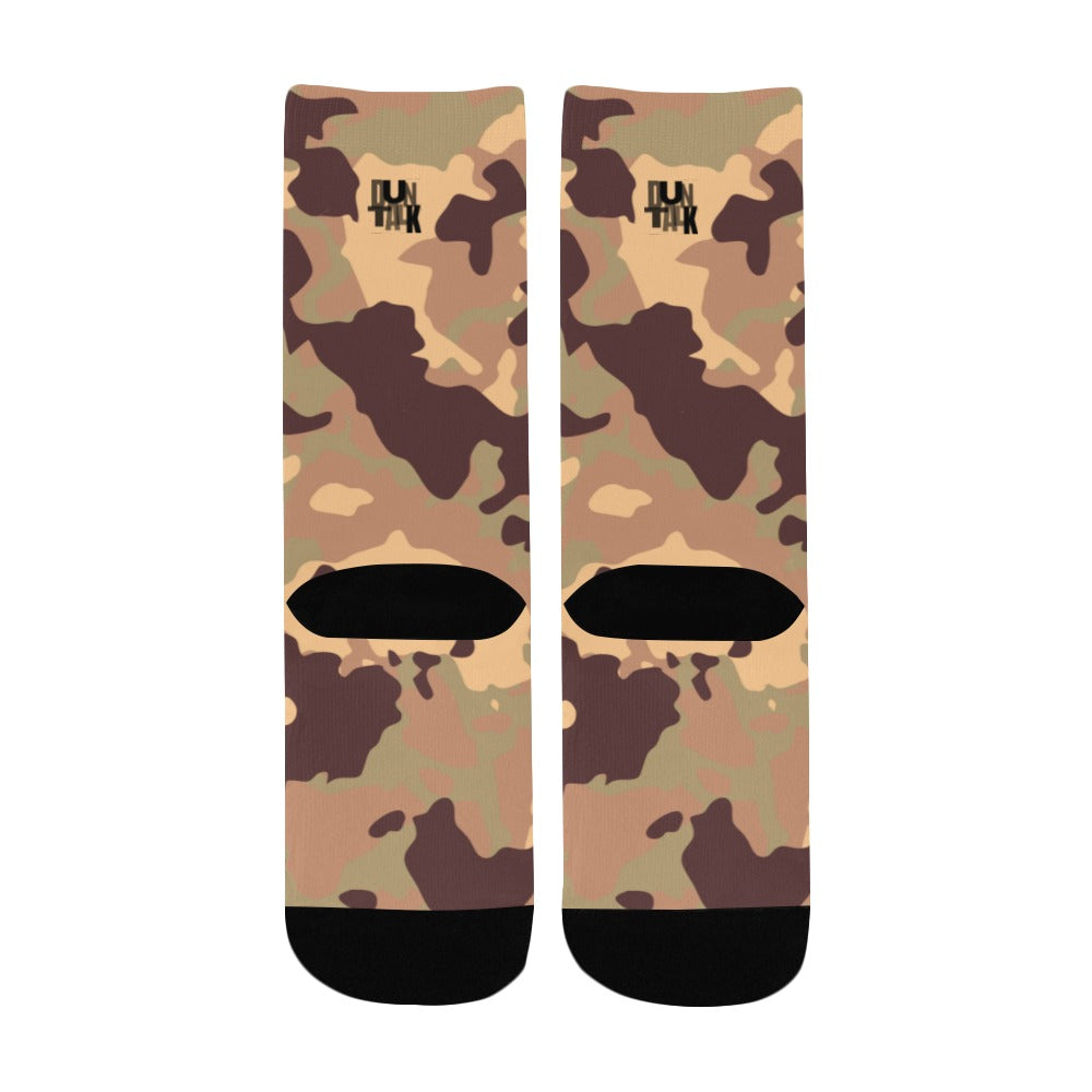 Duntalk "Bench Mob" Kid's Basketball Socks - Wine e-joyer