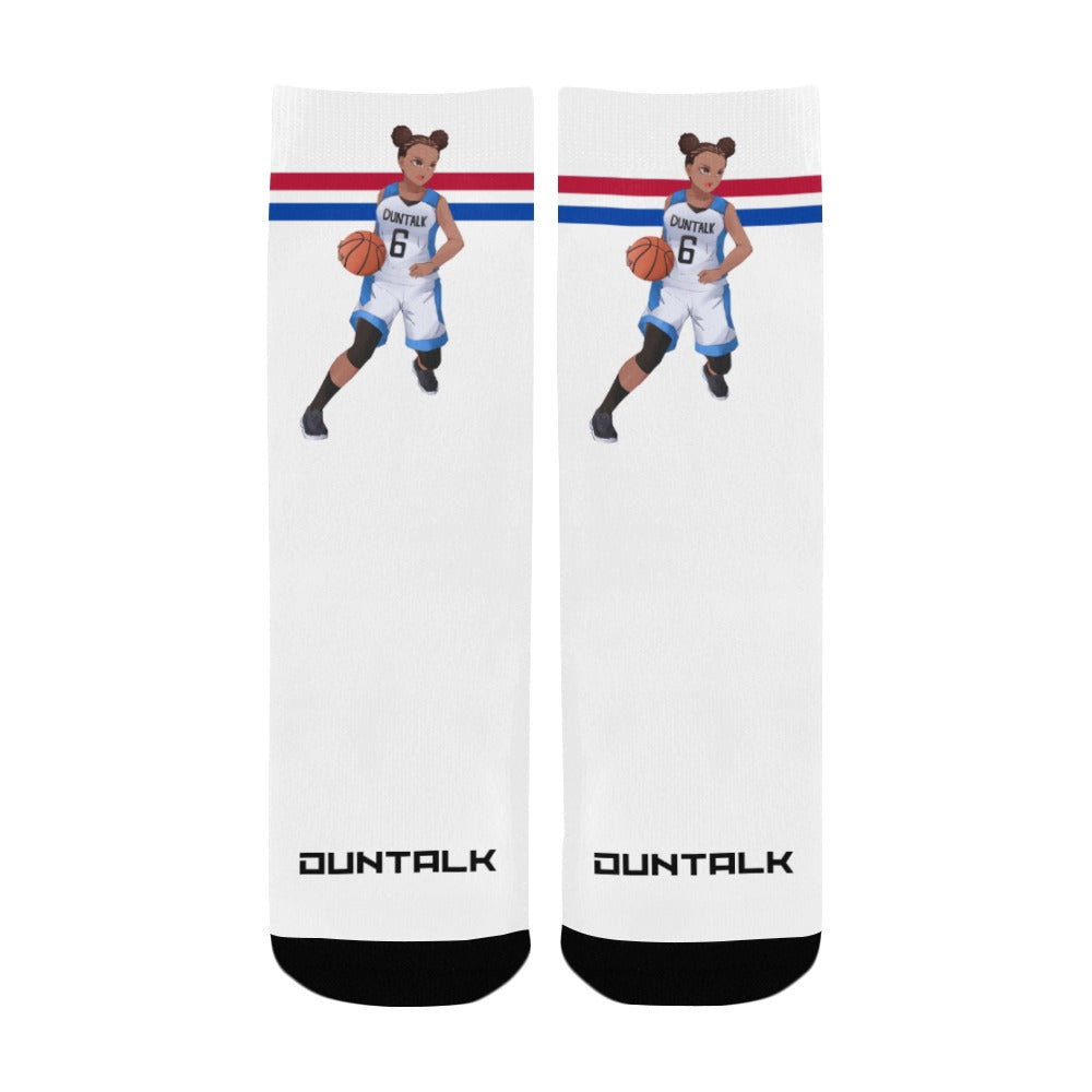 Duntalk "Squad" Kid's Basketball Socks - Cross