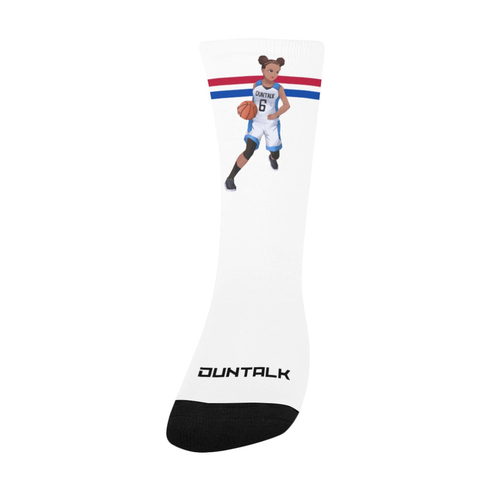 Duntalk "Squad" Kid's Basketball Socks - Cross