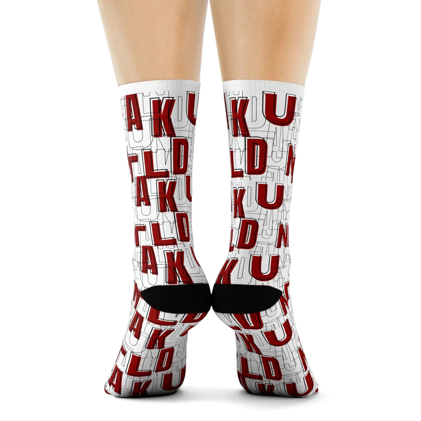 Duntalk "Ball IQ" Basketball Socks - Red