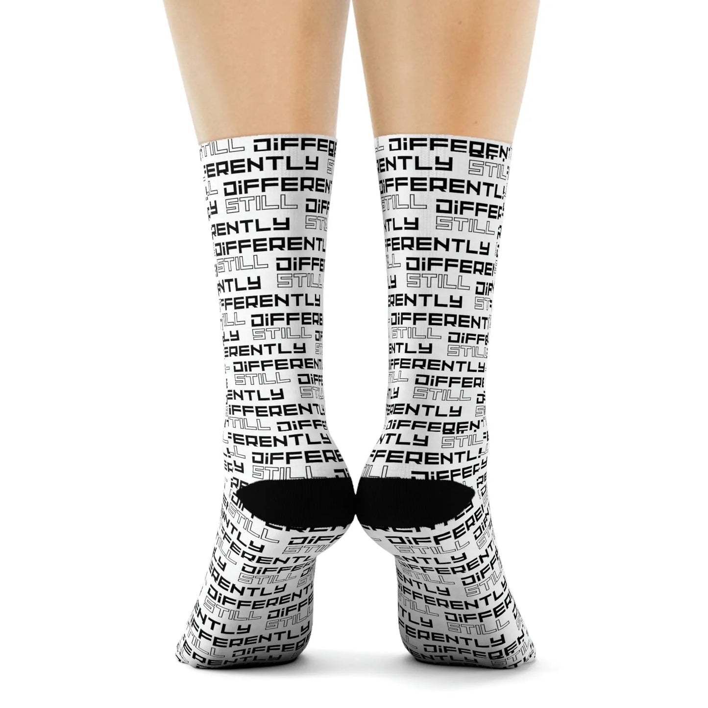 Duntalk "Differently" Performance Socks - White