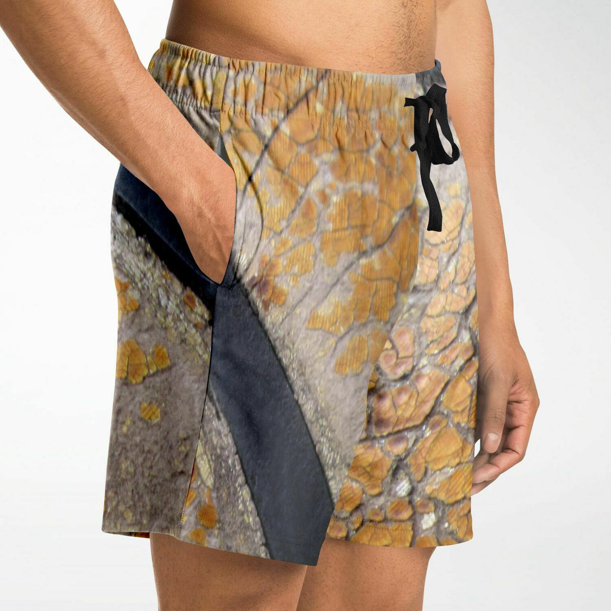 Duntalk "Leather" Basketball Shorts Subliminator